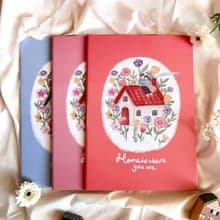 【快速出貨】結婚書約夾 幸福房子 可愛插畫 證書夾 硬殼