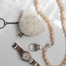 Ba-ba handmade Seedbeads crochet coincase No.1912