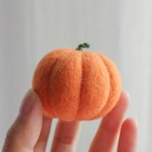 羊毛氈手作 南瓜蔬菜胸針/別針 原創食物系列 閨蜜交換禮物