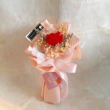 只限香港 母親節花束系列 小心意紅色 康乃馨 永生花 保鮮花