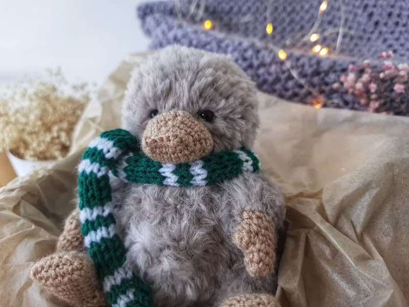 Stuffed Baby Niffler from the movie Fantastic Beasts. Scamander Fantasy creature