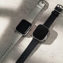 Apple watch - 日字扣 真皮蘋果錶帶 apple watch 錶帶