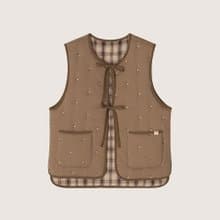 Adult Acorn Quilted Vest