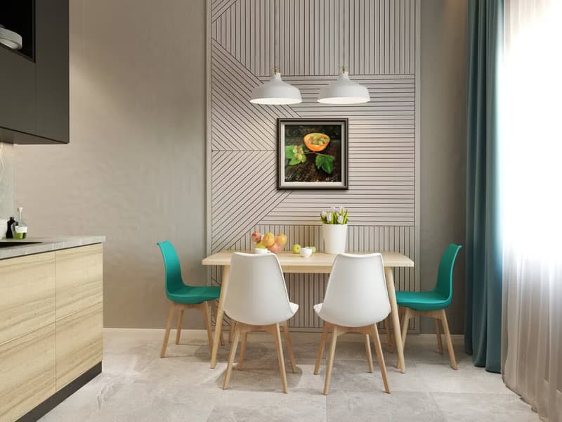 現代綠葡萄靜物原創繪畫暖色調餐廳藝術裝飾