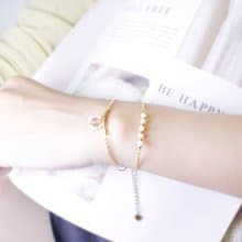 Giftest 珍珠草莓晶 / 愛的命令 基督教耶穌福音手鍊手鏈水晶B18