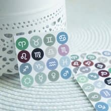 Lovely【圓圈星座貼紙、1份8小張】日誌,手札,日記,手帳,筆記