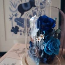 玻璃鐘罩 母親節花禮 畢業花禮 永生花禮 開幕花禮 生日花禮