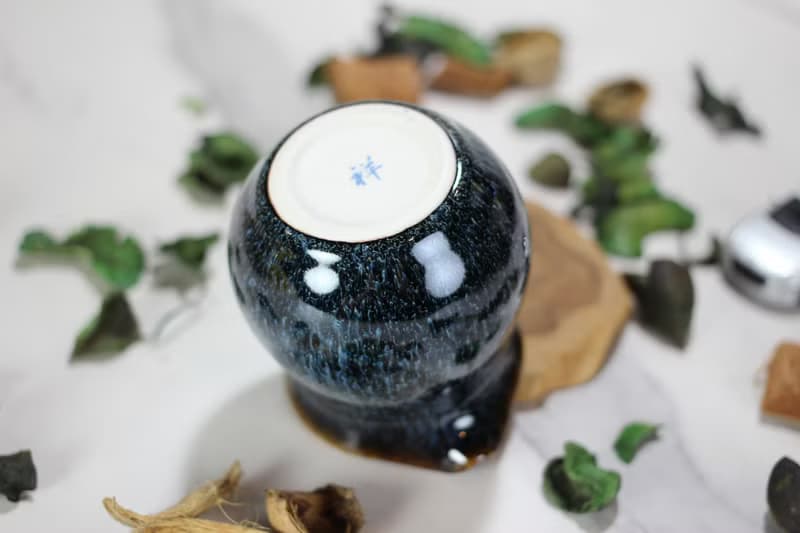 【送禮好物】200ml 天目釉 無把茶海 公道杯 鶯歌葉敏祥作
