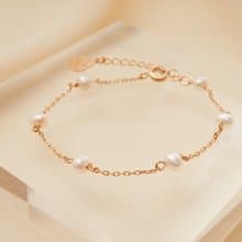 【快速出貨】Pearls 天然巴洛克淡水珍珠 手鍊  Essential系列