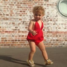 Baby Girls Party Onesie Playsuit Overalls