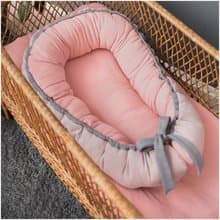 Shiny Pink Muslin Baby Girl Nest