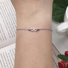 925純銀 無限 紅線 手鍊 手線 手繩 符號 愛無限 姻緣 開運 婚禮