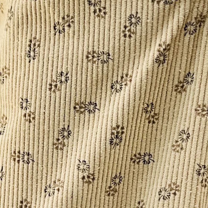 卡其小碎花內絨保暖褲子 / 長褲 童裝