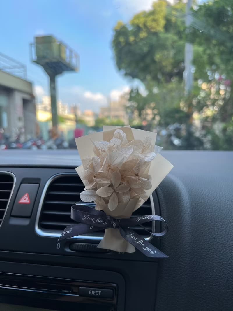 車戴花束 車用裝飾/出風口mini花束/永生花擺件