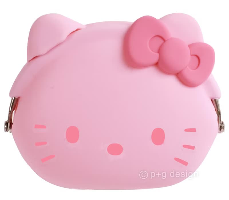 mimi POCHI HELLO KITTY矽膠口金包/(三色)