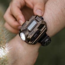 蒸汽朋克 野外夜光 指南針 探險 SOS呼救信號 發強光 手錶