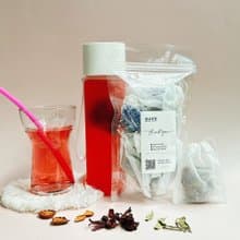 【冷泡熱泡都好喝】洛神仙楂飲(添加甜菊葉)|不織布茶袋|每袋10包