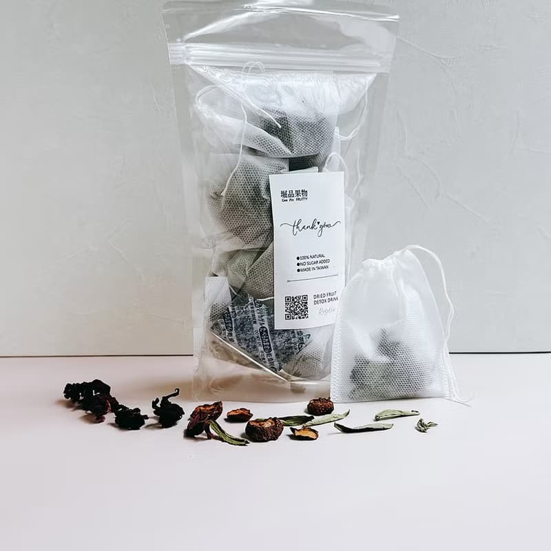 【冷泡熱泡都好喝】洛神仙楂飲(添加甜菊葉)|不織布茶袋|每袋10包