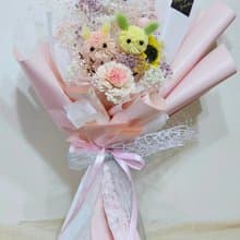 索拉兔兔花束