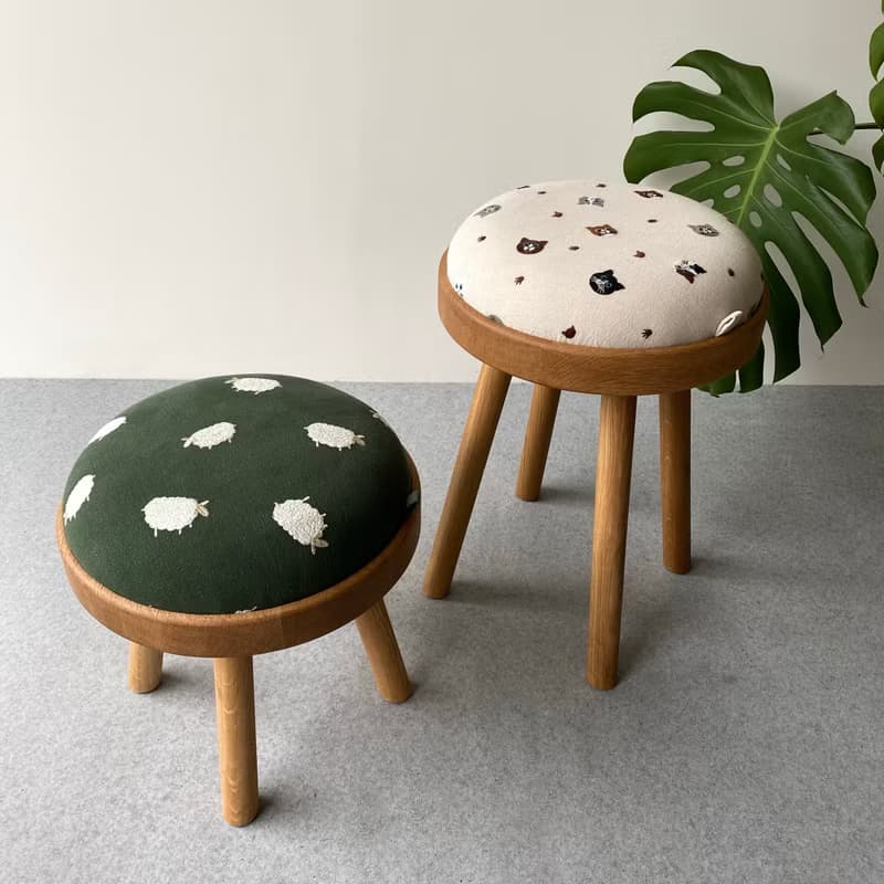 TOMO - 碰皮 /刺繡動物/ 椅子 椅凳 餐椅 送禮 家具