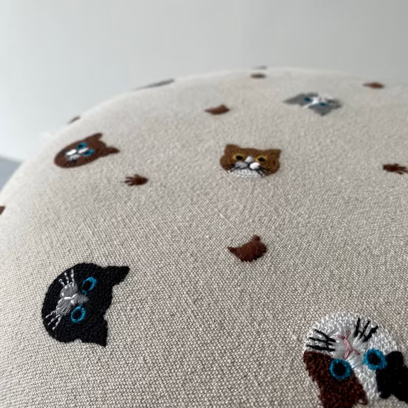 TOMO - 碰皮 /刺繡動物/ 椅子 椅凳 餐椅 送禮 家具