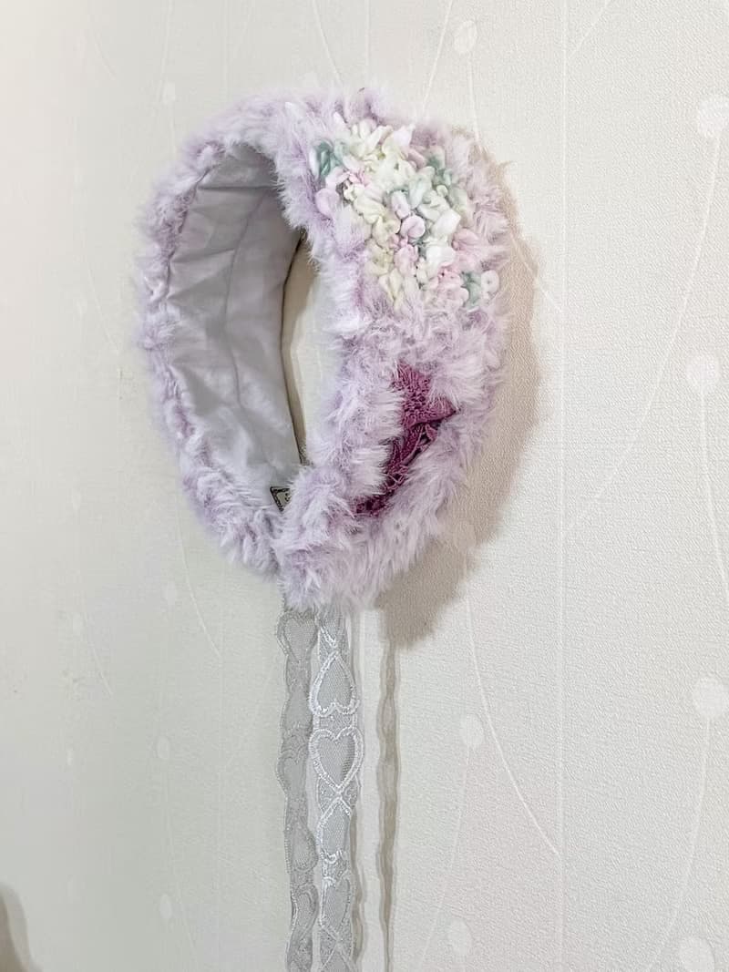編織髮帶/髮箍 毛線綁帶寬邊頭帶頭窟寬版頭巾圍脖圍巾 髮飾 領巾