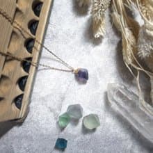VIIART。智慧之石。Vintage天然紫水晶古著項鍊鎖骨鍊