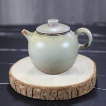 【母親節禮物】柴燒鈞窯 手拉坯茶壺 名家葉敏祥手工作品