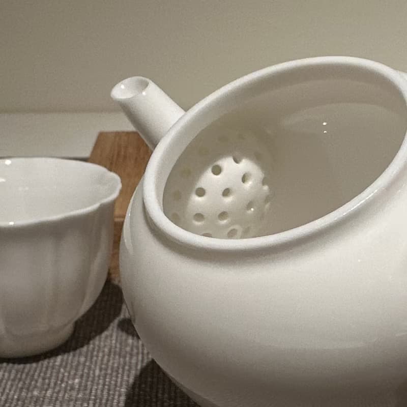 【瓷】梅花潤瓷壺(一壺二杯)精緻泡茶壺