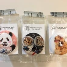 T.O動物插畫別針/小禮物/掛飾/小廢物/包包裝飾