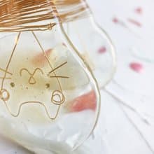 白日夢系列-藏在燈裡的喵 耳飾\耳釘