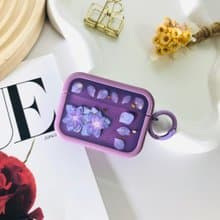 羅蘭紫壓花耳機殼,搭配AirPods 1,2,3,4,AirPods Pro 2,精美禮物