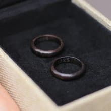 壹染指原創 | 檀木 對戒 指環 | 紫光檀 綠檀 小葉紫檀 可刻字