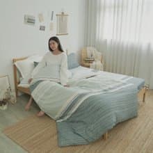柔絲萊賽爾纖維 床包組 薄被套 鋪棉兩用被/台灣製床單/HT050