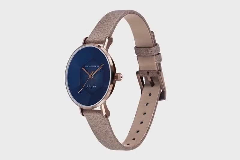 Volare Solar 34MM / 深藍復古金手錶