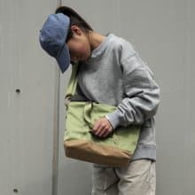 Tote+ 復古托特包 大容量 輕便防水 斜挎手提 優質尼龍 牛油果綠