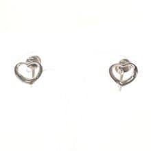 【日本直送 中古美品】ティファニー TIFFANY&Co. イヤリング オープンハート エルサペレッティ スターリングシルバー