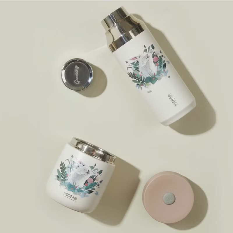 限定 | 日本 MOMOCONCEPT 魔法花園兔 小立方保溫杯 260ml