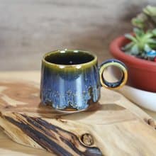 【送禮好物】80ml 螢火蟲 天目流釉 小緣杯 咖啡分享杯 鶯歌製