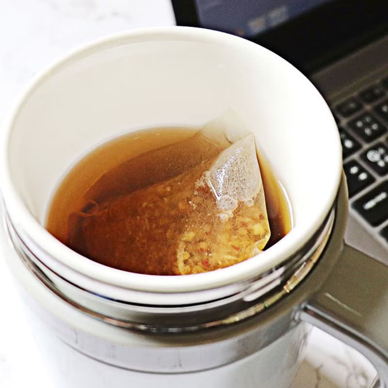SMF骨瓷保溫杯 475ml 加碼送泡茶濾網蓋組