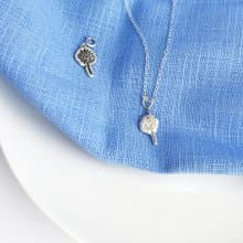 蒲公英 - 純銀抗敏項鍊 細鍊