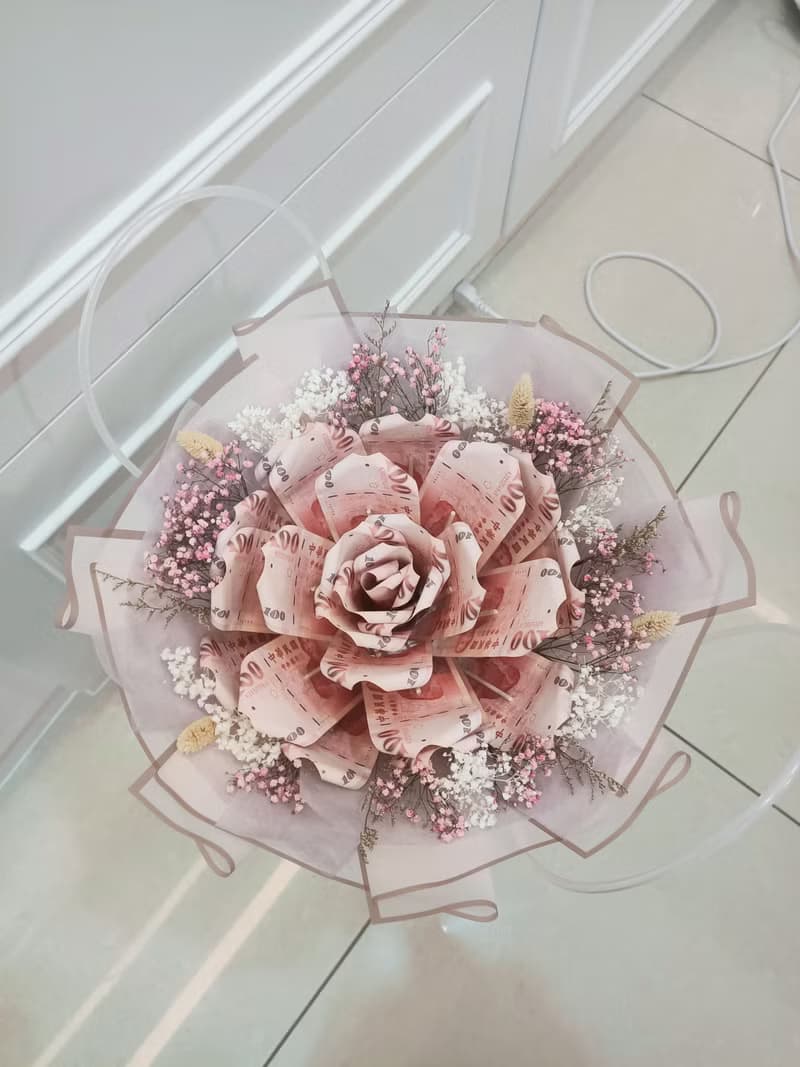 有錢花 真鈔花/父親節/母親節/情人節/求婚花束/畢業花束/生日禮