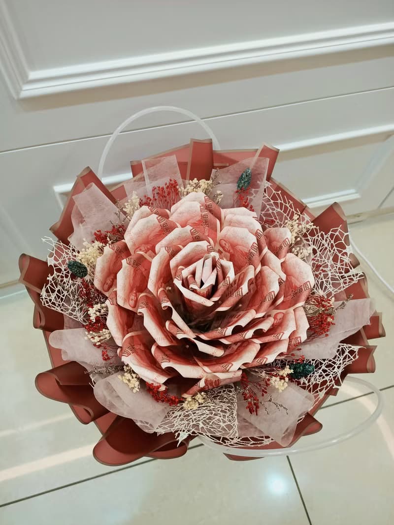 有錢花 真鈔花/父親節/母親節/情人節/求婚花束/畢業花束/生日禮