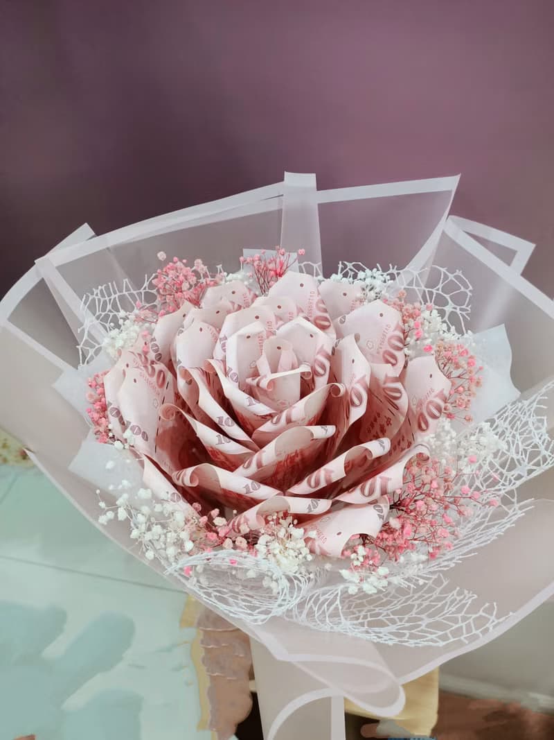 有錢花 真鈔花/父親節/母親節/情人節/求婚花束/畢業花束/生日禮