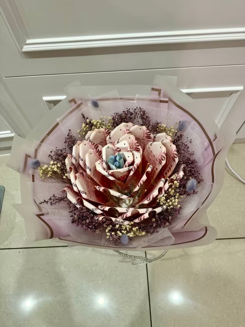 有錢花 真鈔花/父親節/母親節/情人節/求婚花束/畢業花束/生日禮