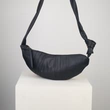 特別製作-羊角包側背斜挎頭層牛皮 真皮手袋 包包 斜揹包 側背包