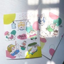 蛋定動茲動 / 大包裝袋 紙袋 信封 3入