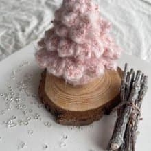 Knitting 聖誕禮物 聖誕樹 - 初雪之粉色耶誕