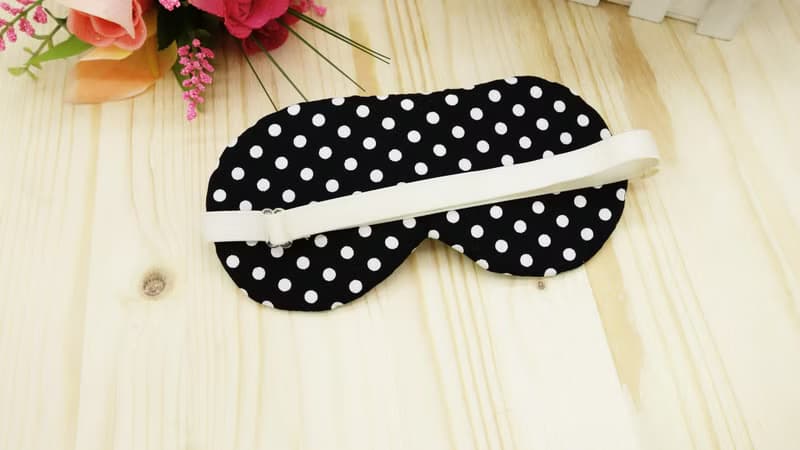 粉色豹紋 可調式眼罩  贈收納袋　sleep mask