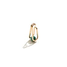 經典孔雀石耳扣  Onda Green Malachite Earcuff